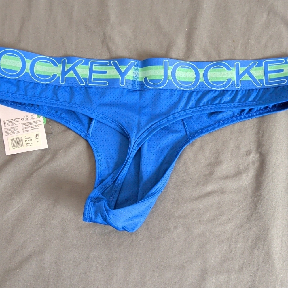 Jockey Sport® Stability Pouch Microfiber Thong - Size XL (40"-42") - Picture 4 of 4
